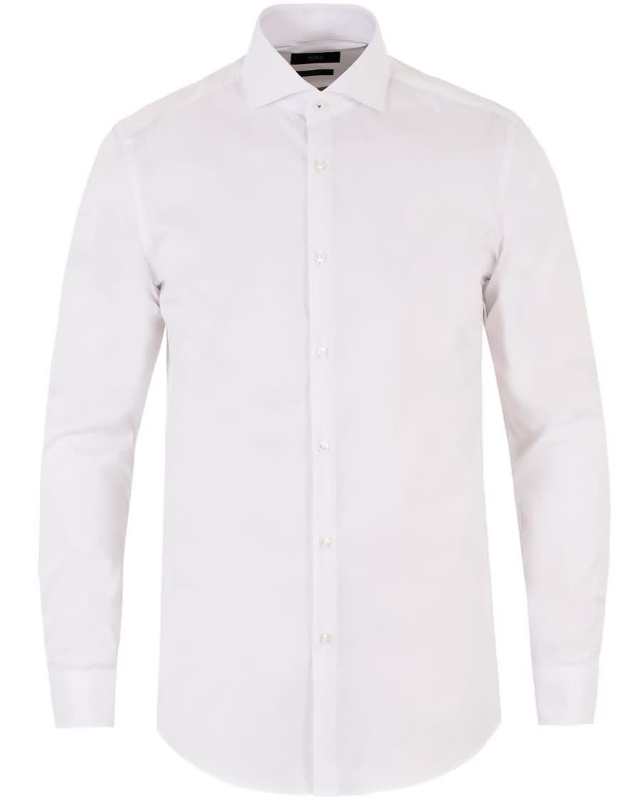 boss jerrin slim fit shirt white For Billig 9c77t